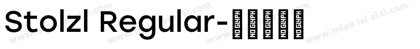 Stolzl Regular字体转换